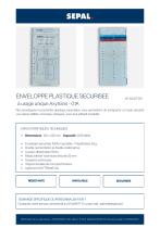 Enveloppe monnaie sécurisée à usage unique
