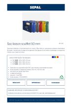 Sac liaison soufflet 50 mm