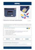 Sacoche Monnaie sécurisable avec Boîtier Flèche -1