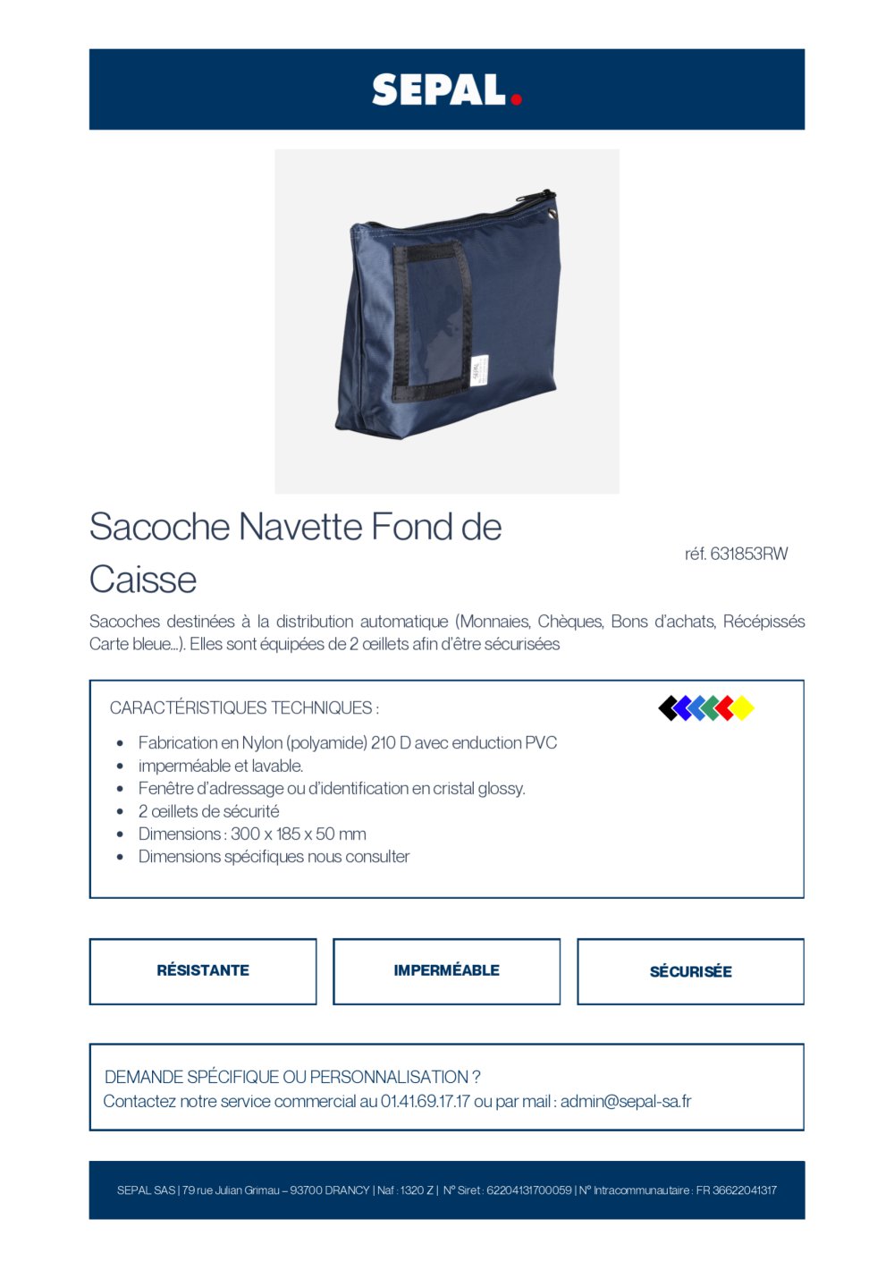Sacoche Navette  - Sepal