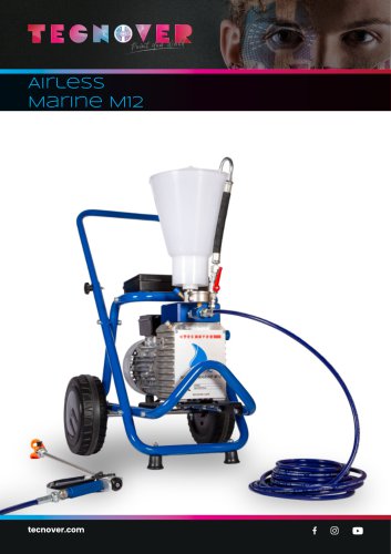 TECNOVER Marine M12 Pulvérisateur Airless pour l'industrie maritime
