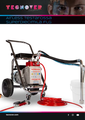 TECNOVER Testarossa Superdiecimila a bride Pulvérisateur Airless