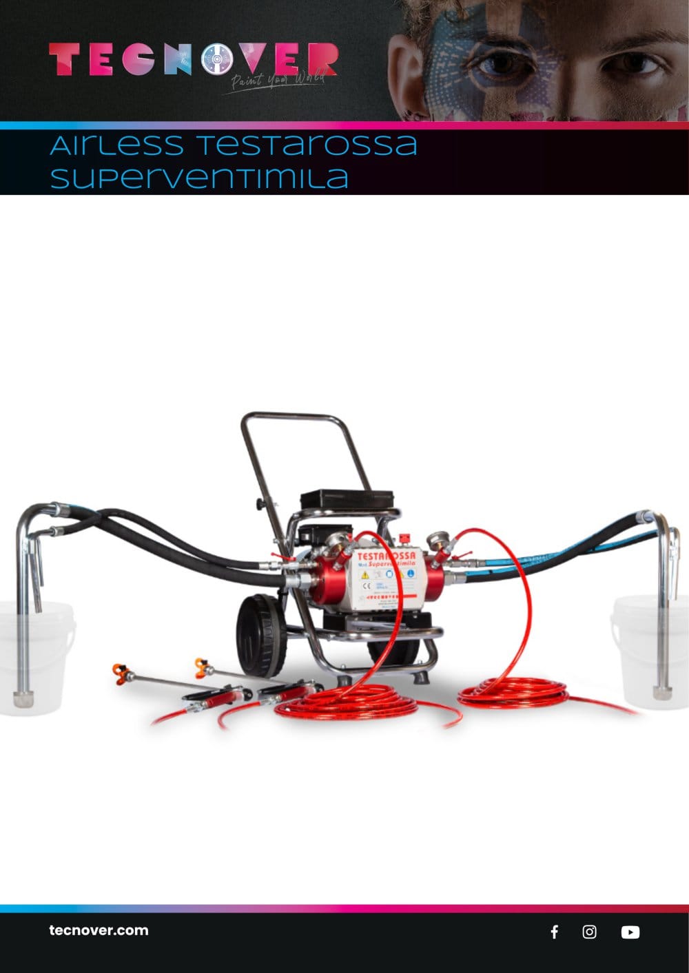 TECNOVER Testarossa Superventimila Pulv&eacute;risateur Airless - Tecnover s.n.c. di Ricotti e Cera