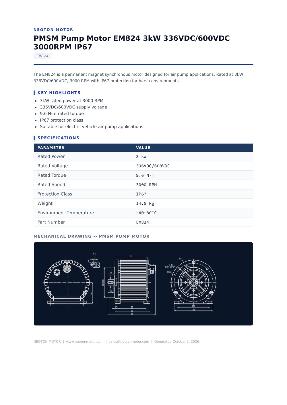 EM824_datasheet.pdf - NEOTON MOTOR