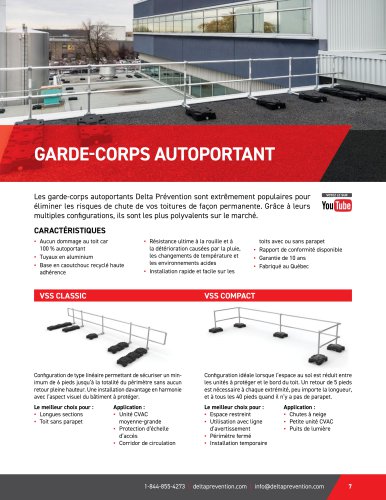 Garde-corps autoportant