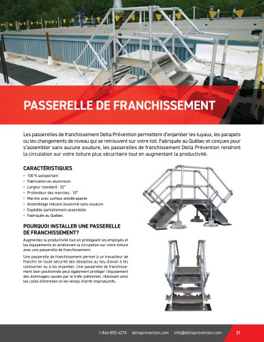 PASSERELLE DE FRANCHISSEMENT