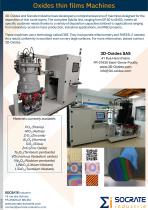 Oxides thin films Machines