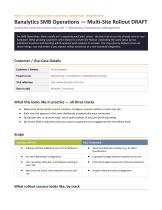 Banalytics SMB Operations — Multi-Site Rollout DRAFT