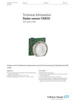Technical Information - Radar sensor USR30
