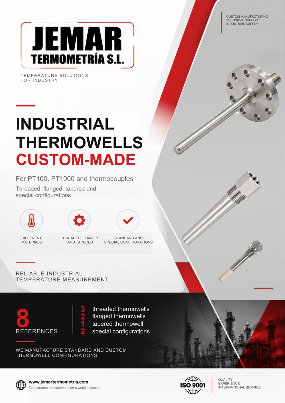 Catalogue_Thermowells - Jemar Termometr&iacute;a S.L.