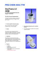 Product data sheet OxyTrans LC-KF