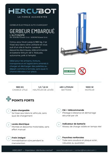 Gerbeur embarqu&eacute;