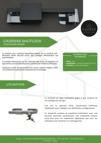 CADENAS SHUTLOCK