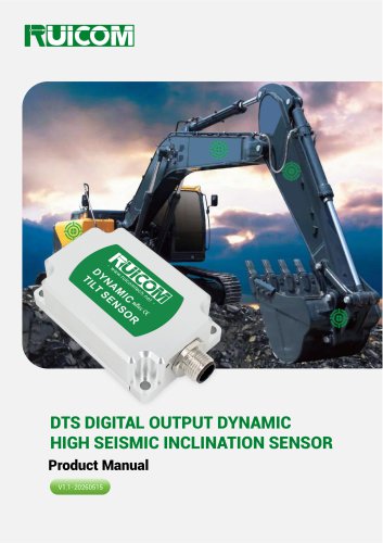 DTS DIGITAL OUTPUT DYNAMIC HIGH SEISMIC INCLINATION SENSOR
