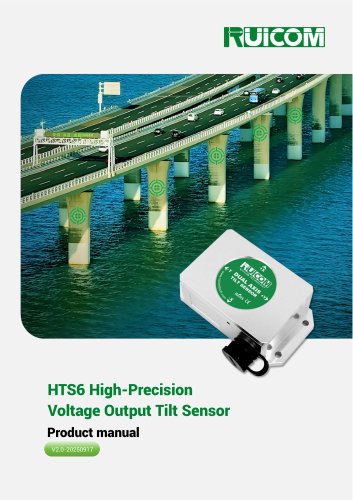HTS6 High-Precision Voltage Output Tilt Sensor