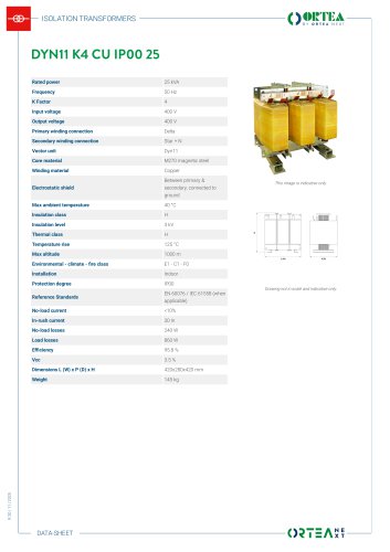 DYN11 K4 CU IP00 25