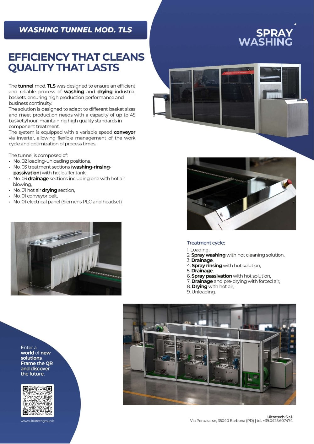 Washing tunnel spray - ULTRATECH Srl