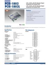 PCIE-1802 PCIE-1802L