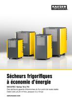Sécheurs frigorifiques à économie d’énergie SECOTEC® Séries TA à TD - 1