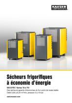 Sécheurs frigorifiques à économie d’énergie SECOTEC®  Séries TA à TD