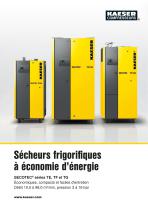 Sécheurs frigorifiques à économie d'énergie SECOTEC® séries TE, TF et TG