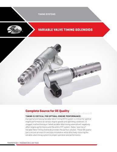 Variable Valve Timing Solenoids