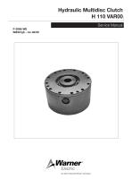 Hydraulic Multidisc Clutch H 110 VAR00