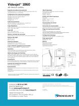 Fiche de spécifications imprimante 1860 - 2