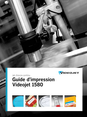 Guide d'impression Videojet 1580