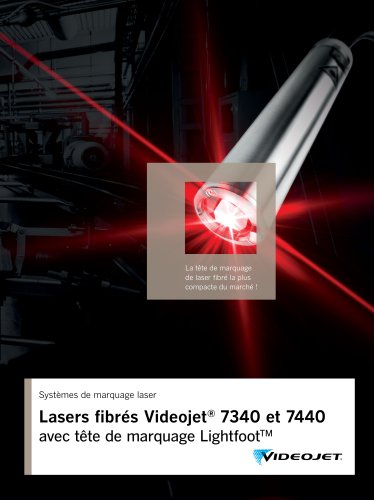 Lasers fibrés Videojet® 7340 et 7440