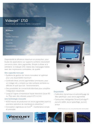 Videojet® 1710