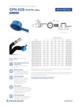 Fiche technique GPN 608 PCR-PE, bleu - 1