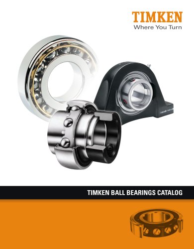 Timken Ball Bearings Catalog