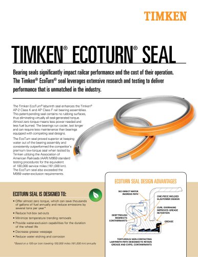 TIMKEN® ECOTURN® SEAL