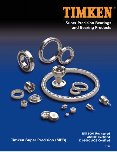 Timken Super Precision Bearings and Bearing Products