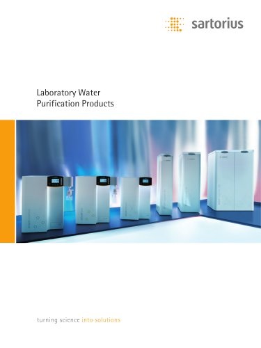 Laboratory Water Purification Products