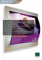 Plaques Plastics pour la fabrication Brochure - FR - 2