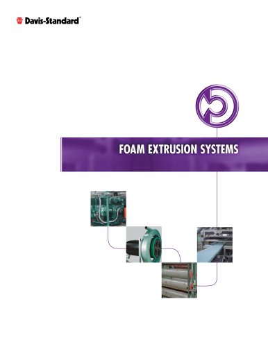 Davis-Standard - Foam extrusion systems