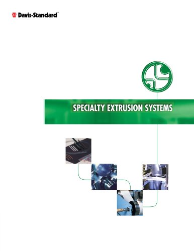 Davis-Standard - Speciality extrusion systems