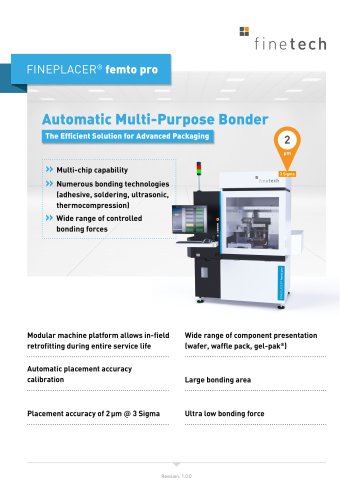 Product Flyer FINEPLACER® femto pro