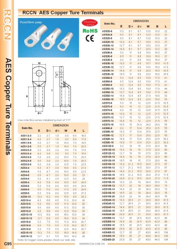 RCCN  AES Copper Ture Terminals