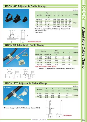 RCCN  AP Adjustable Cable Clamp