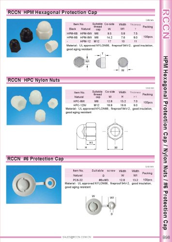 RCCN  HPM Hexagonal Protection Cap