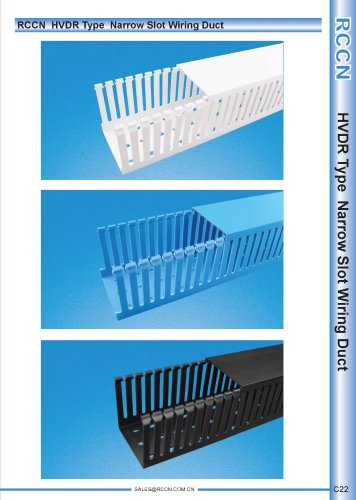 RCCN  HVDR Type  Narrow Slot Wiring Duct C22