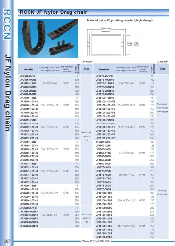 RCCN JF Nylon Drag chain C67