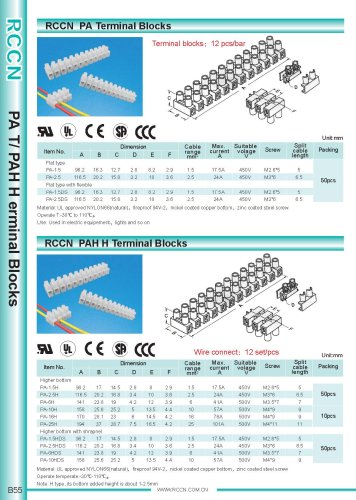 RCCN  PA Terminal Blocks