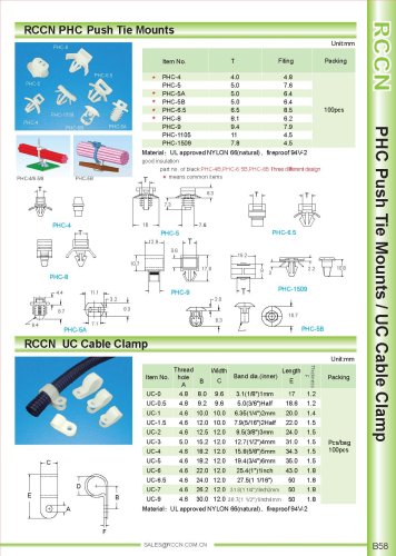 RCCN PHC Push Tie Mounts