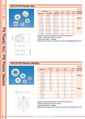 RCCN PN Plastic Nut