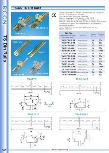 RCCN TS Din Rails