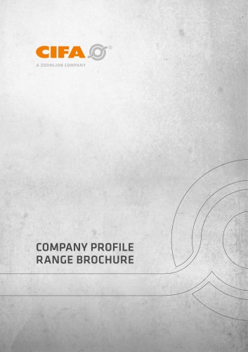CIFA Range Brochure | EN